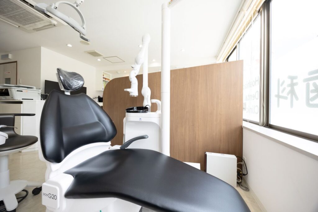 木町通ほしぞら歯科の診療台